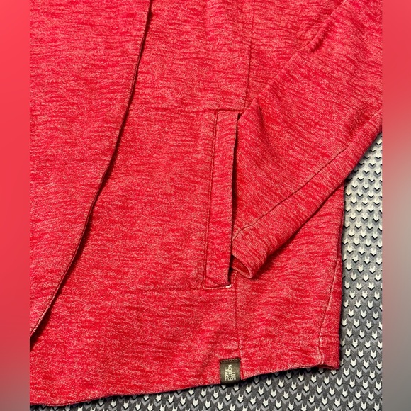 North Face Pink Heather Fallgrove Wrap Sweater Size M - Picture 4 of 11